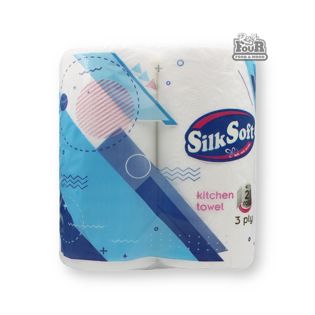 Խոհանոցային թղթյա սրբիչ եռաշերտ «Silk Soft» 2հատ